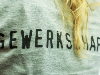 Shirt mit der Aufschrift Gewerkschaft.