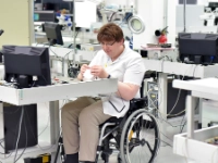 Rollstuhlgerechter Arbeitsplatz